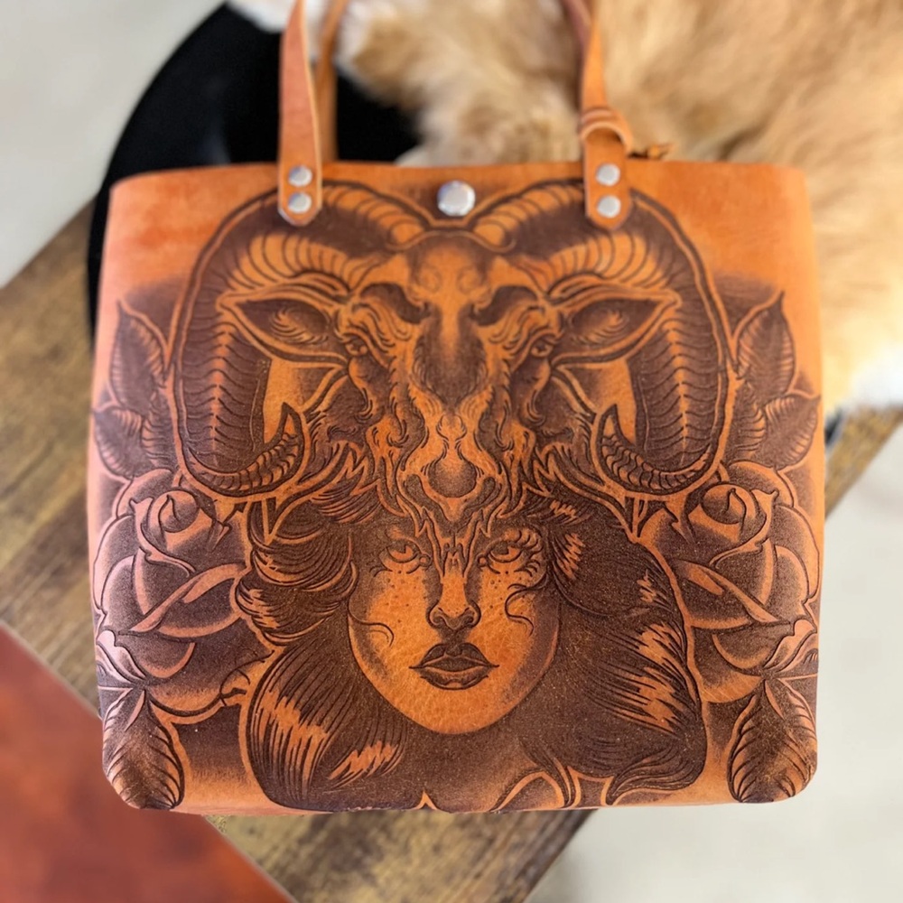 *SOLD* Broke-In Hearted Leather Purse